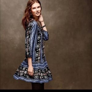 Anthro Holding Horses Winter Moon Dress